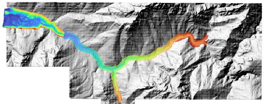 lidar bathymétrique riviere