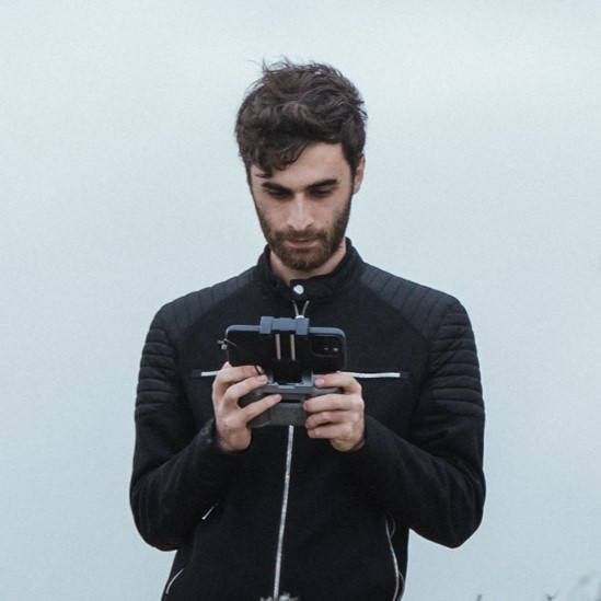 Maxime Randazzo dévelopeur et pilote drone helix corsica