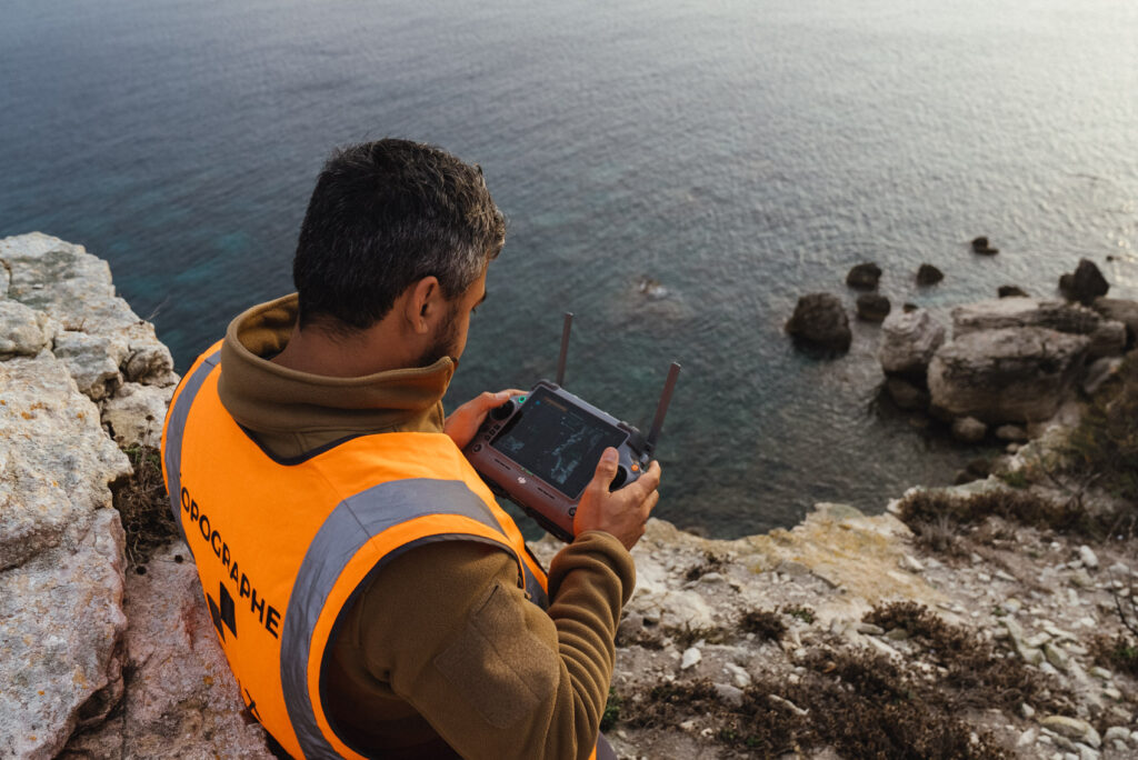lidar bathymetrique drone helix